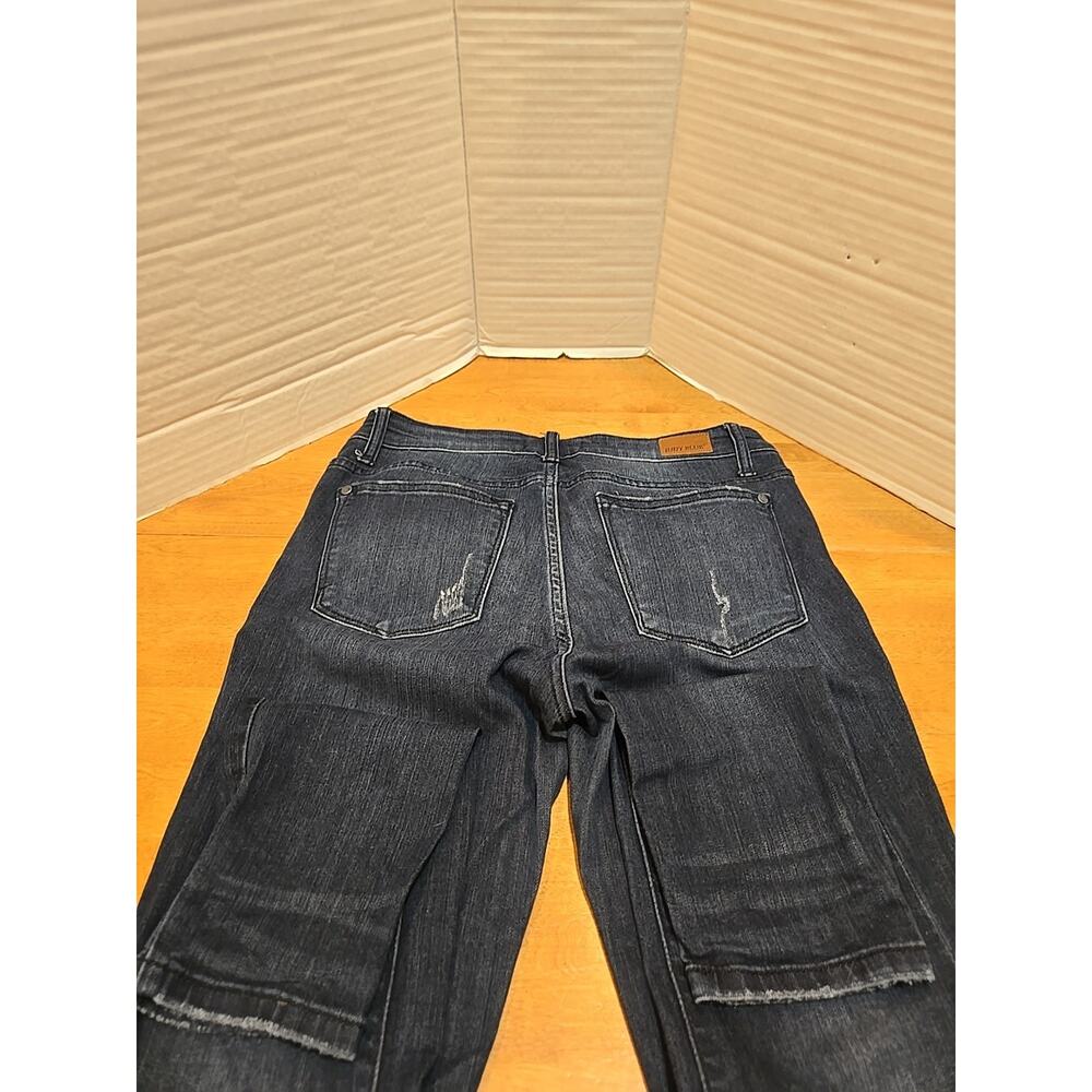 Judy Blue Jeans Women's 7/28 Skinny Fit High Rise Ankle Stretch Dark Wash - Picture 7 of 16